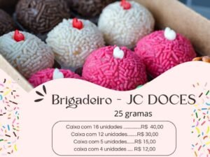 Brigadeiros Caixa c/ 16 un