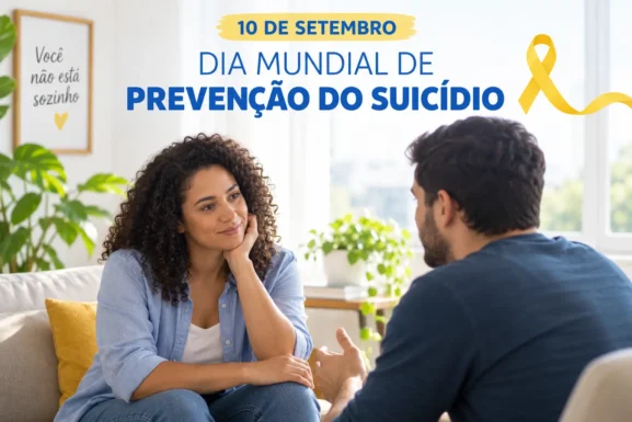 Duas pessoas conversam com acolhimento no Dia Mundial de Prevenção do Suicídio