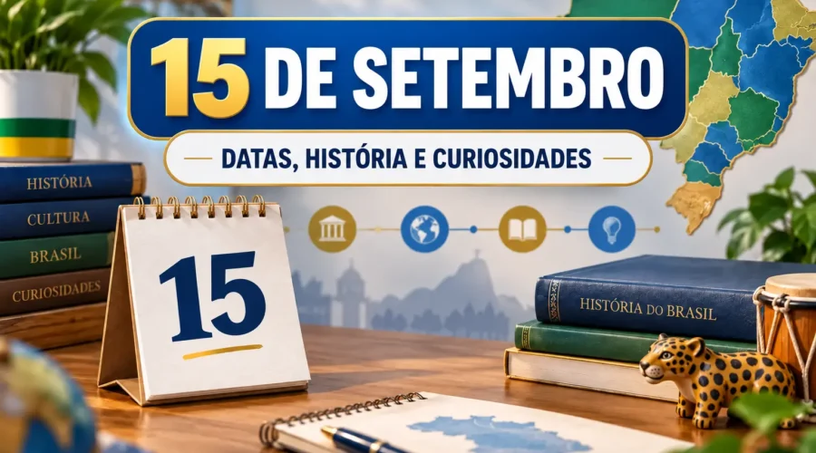 15 de setembro: datas comemorativas, acontecimentos históricos e curiosidades do dia
