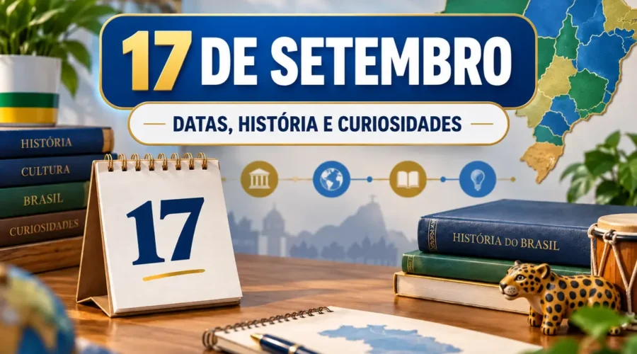 17 de setembro: datas comemorativas, acontecimentos históricos e curiosidades do dia