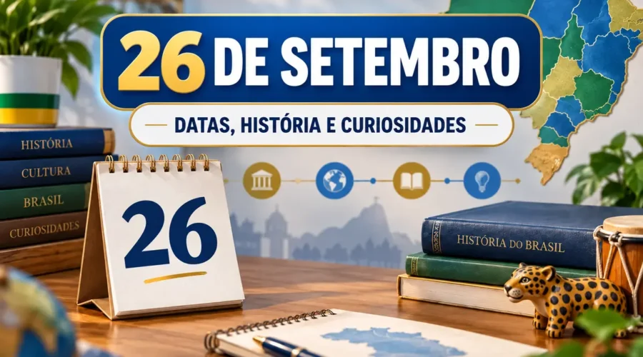 26 de setembro: datas comemorativas, acontecimentos históricos e curiosidades do dia