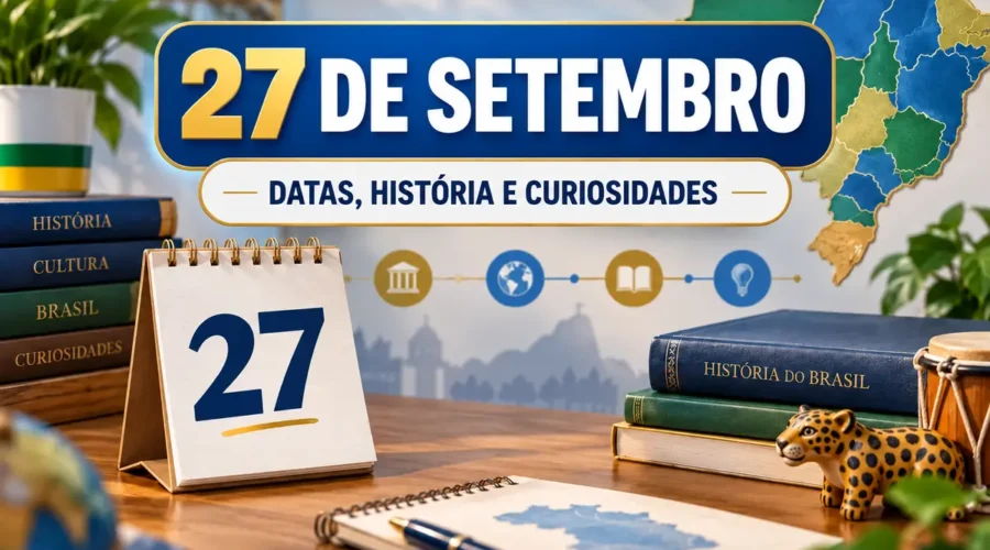 27 de setembro: datas comemorativas, acontecimentos históricos e curiosidades do dia