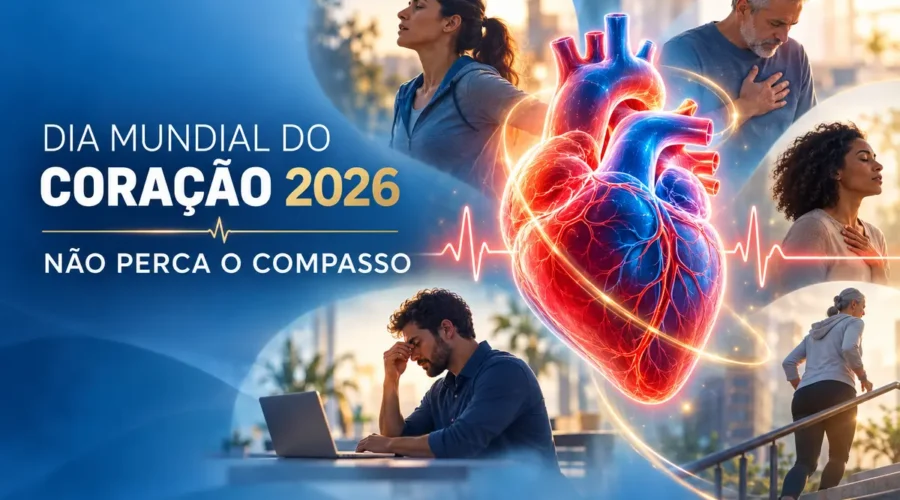 Dia Mundial do Coração 2026: sinais que não devem passar despercebidos