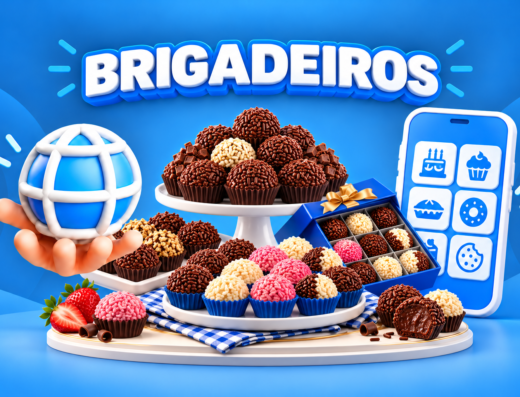Capa de brigadeiros artesanais da JC Doces Cariri