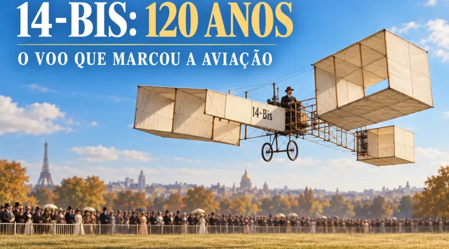 14-Bis completa 120 anos: a história do voo de Santos-Dumont