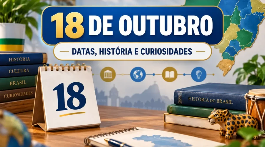 18 de outubro: datas comemorativas, acontecimentos históricos e curiosidades do dia