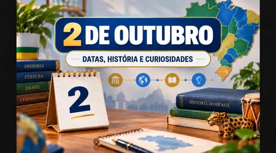 2 de outubro: datas comemorativas, acontecimentos históricos e curiosidades do dia