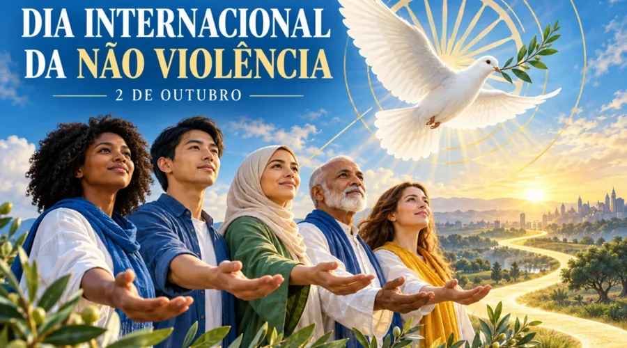 Dia Internacional da Não Violência: o legado de Gandhi e a força da paz