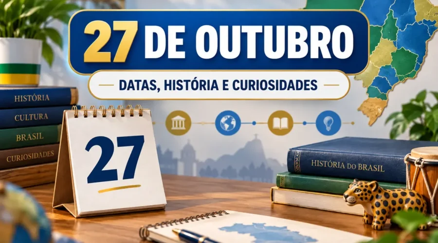 27 de outubro: datas comemorativas, acontecimentos históricos e curiosidades do dia
