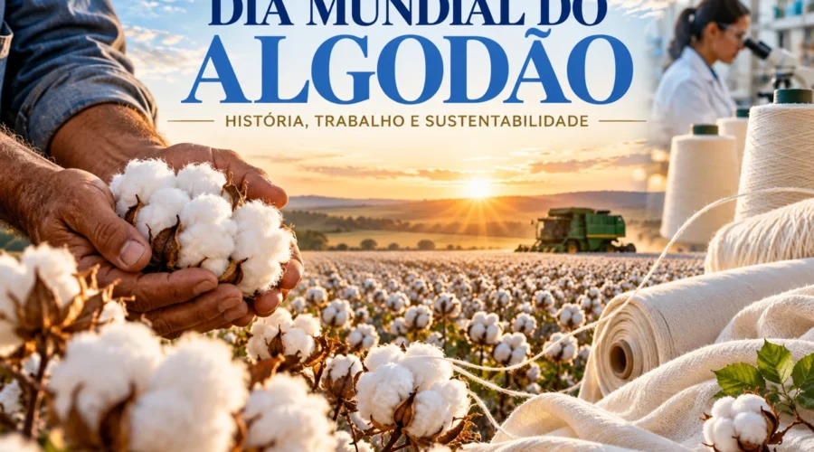 Dia Mundial do Algodão: história, sustentabilidade e importância para o Brasil