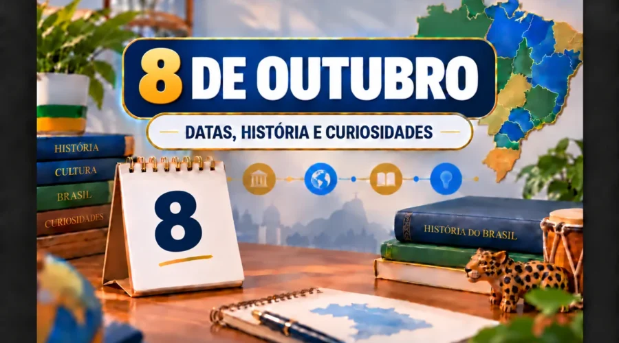 8 de outubro: datas comemorativas, acontecimentos históricos e curiosidades do dia