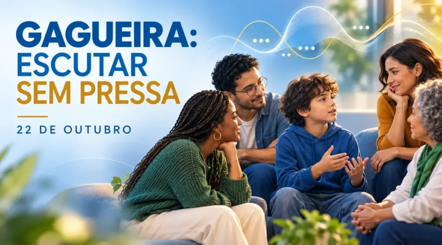 Dia Internacional de Atenção à Gagueira: informação, respeito e acolhimento